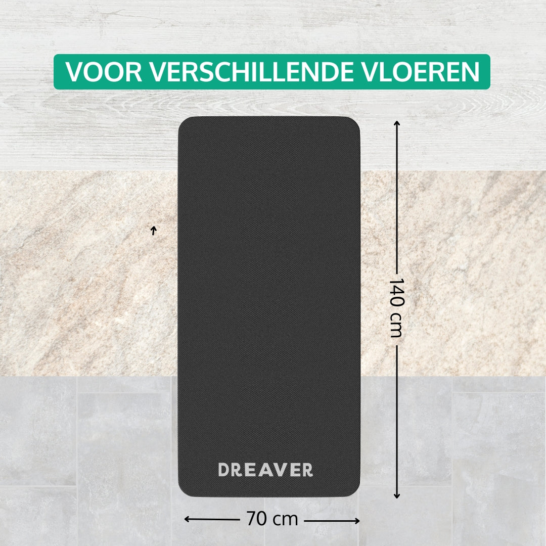 Dreaver Antirutsch-Schutzmatte – für mehr Dämpfung & Bodenschutz